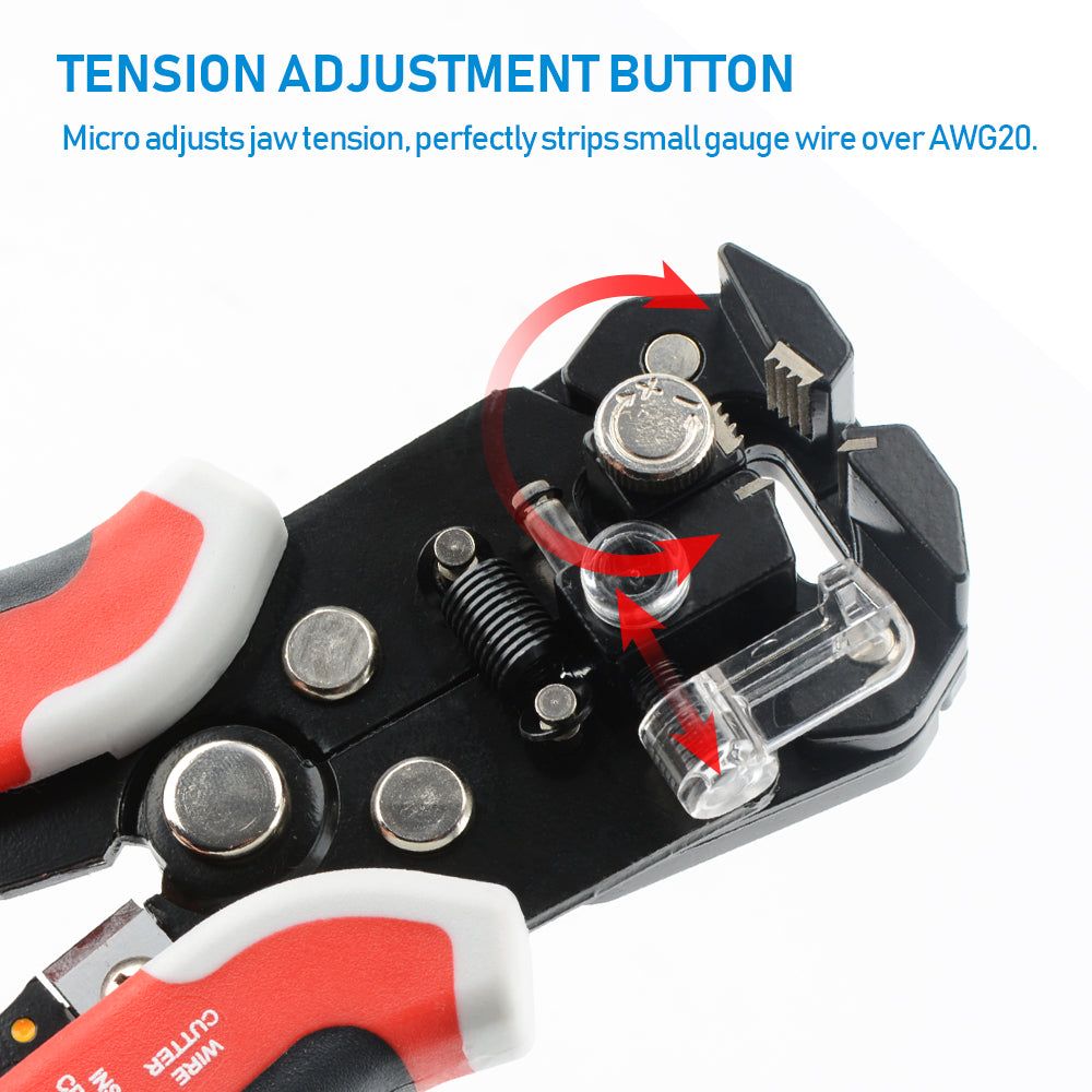 Professional 3-in-1 Automatic Wire Stripper, Cutter & Crimper Plier Tool