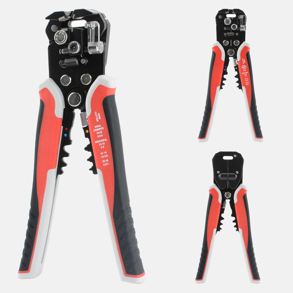 Professional 3-in-1 Automatic Wire Stripper, Cutter & Crimper Plier Tool