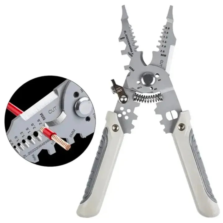 Kamal | 15-in-1 Multifunctional Wire Stripper, Crimper & Cable Cutter Pliers