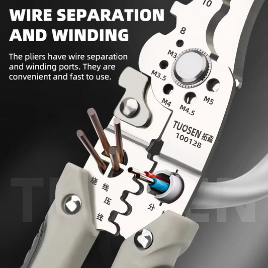 Kamal | 15-in-1 Multifunctional Wire Stripper, Crimper & Cable Cutter Pliers